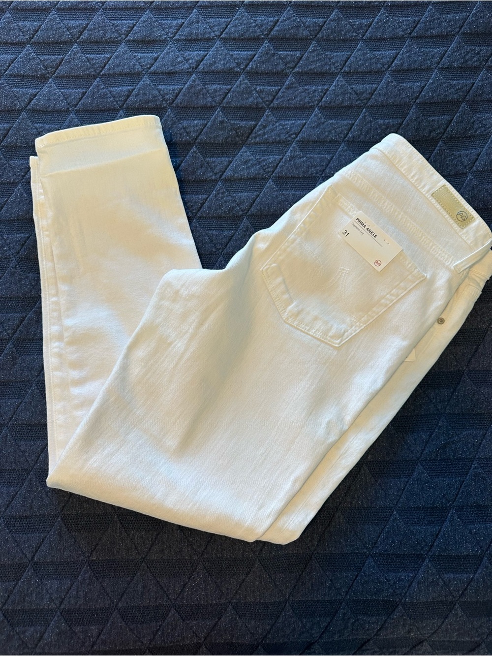 AG Adriano Goldschmied White Women's Jeans